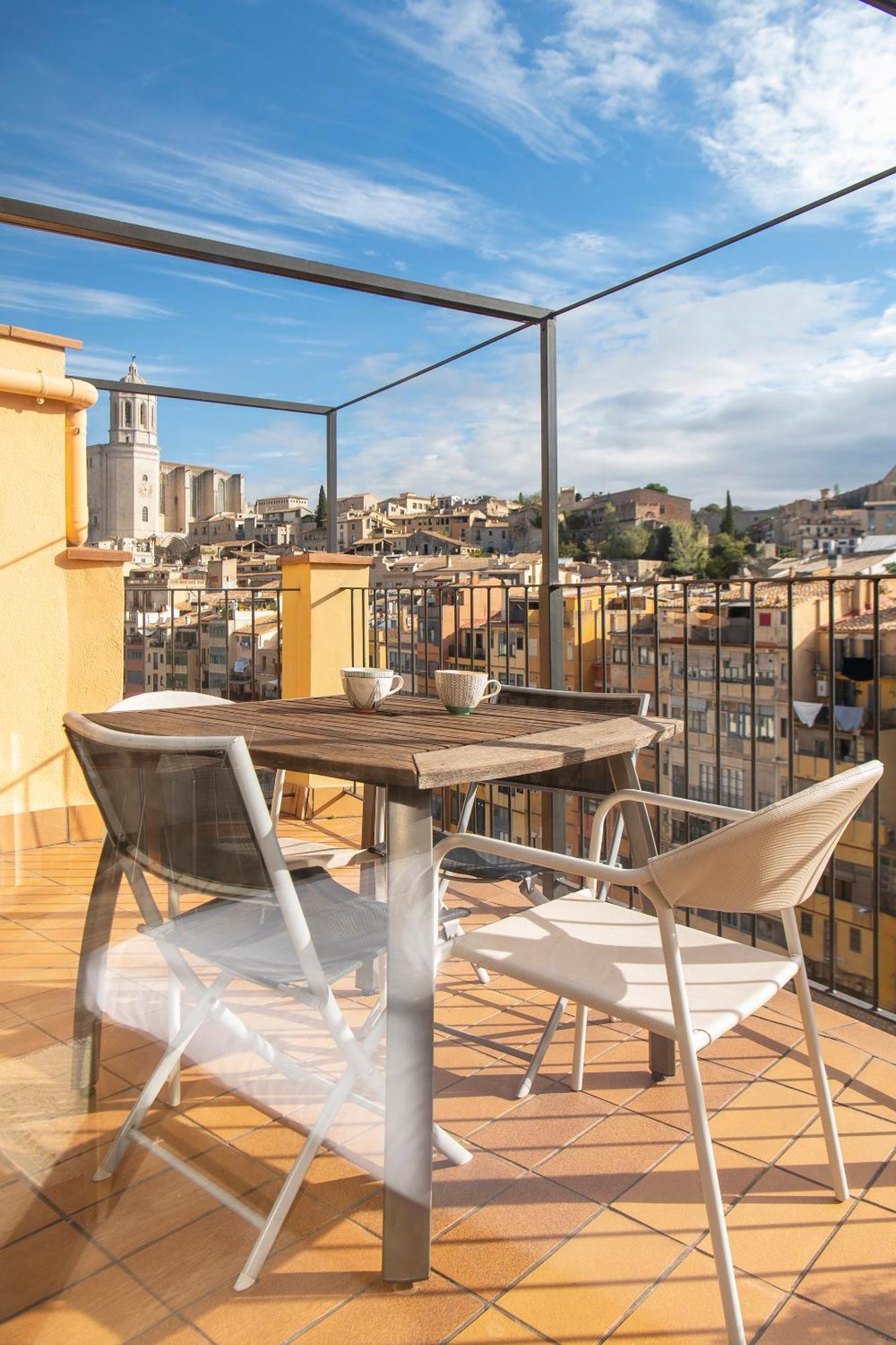 Sleep & Stay Luxury Top Floor Apt With Terrace Girona Eksteriør bilde